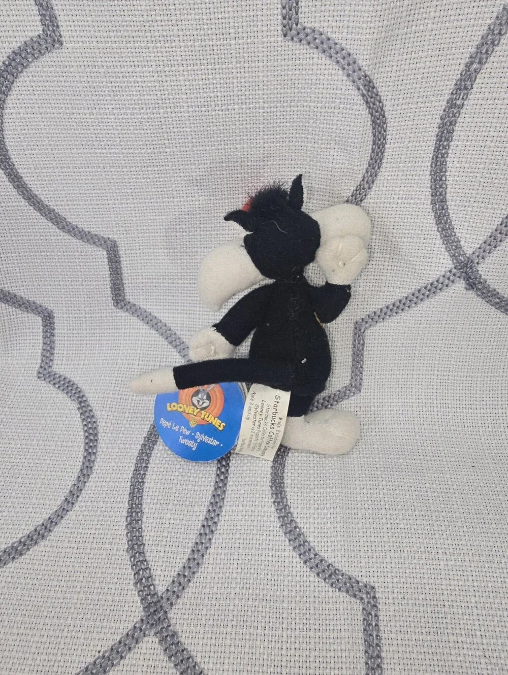 Vtg Starbucks Looney Tunes Finger Puppets Tweety Marvin Sylvester & Taz Set Of 4